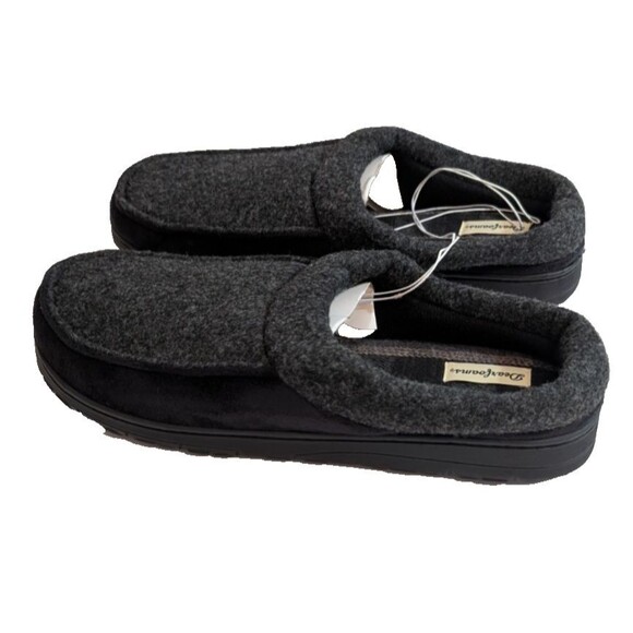 Dearfoam Men's Slipper Size XL (13-14) - Dustin Clog Brown or Canyon Black - Picture 4 of 8